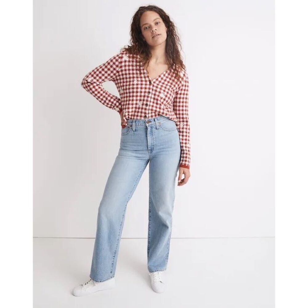 MADEWELL | slim wide leg full length jeans 28